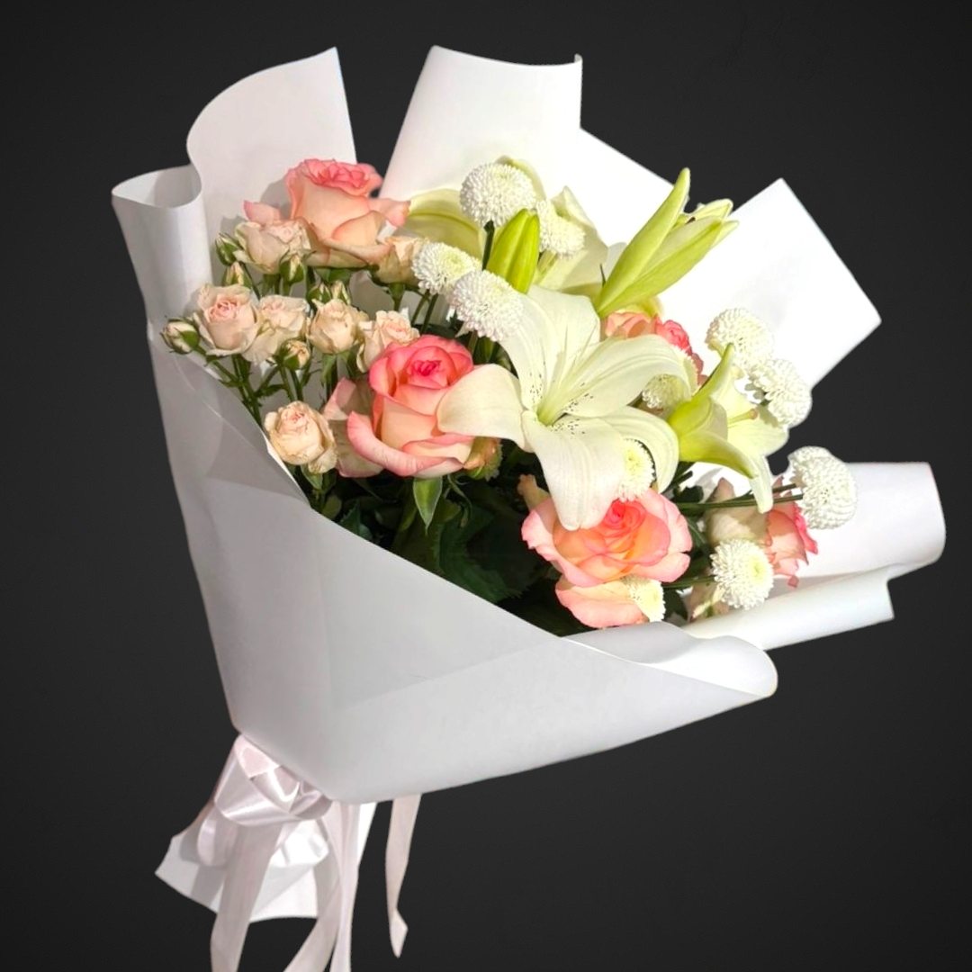 Букет "Геометрия нежности"